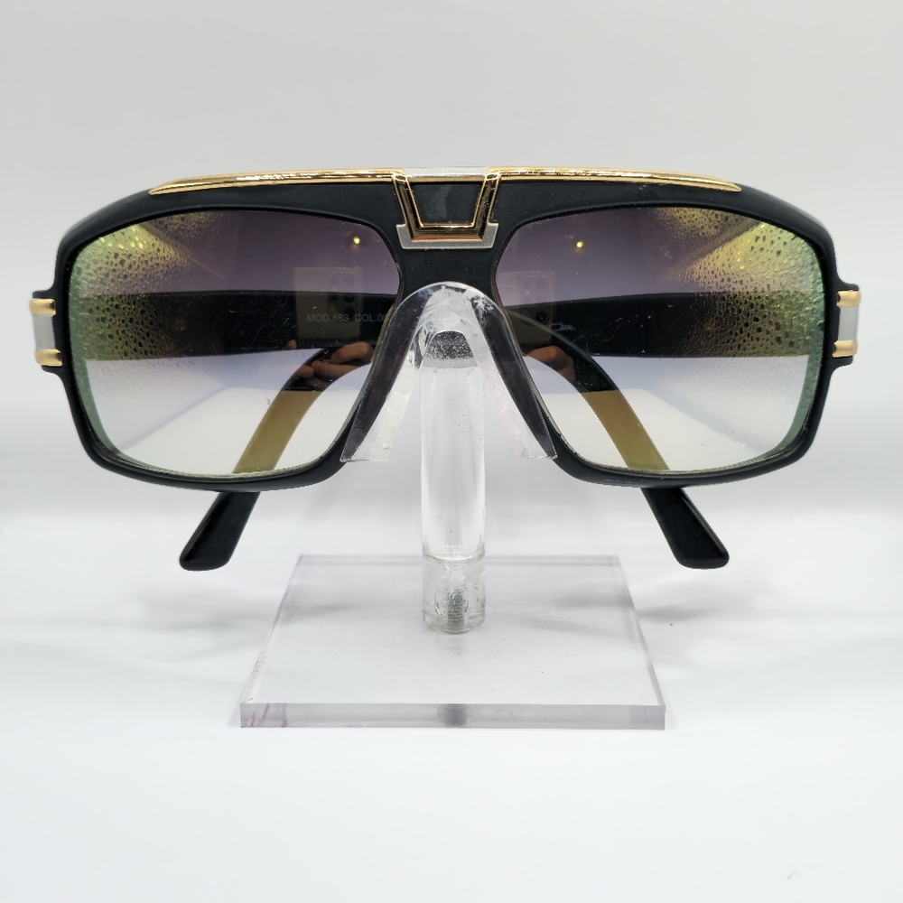Cazal Black & Gold Sunglass Frame